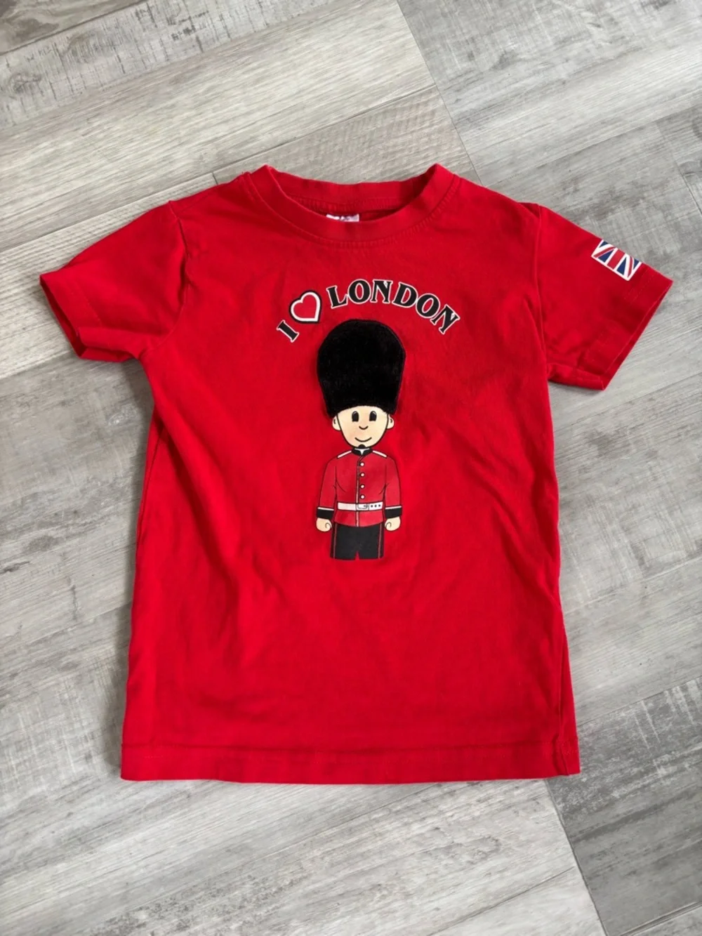 Kids‎ Red 'I Love London' Short Sleeve Tee